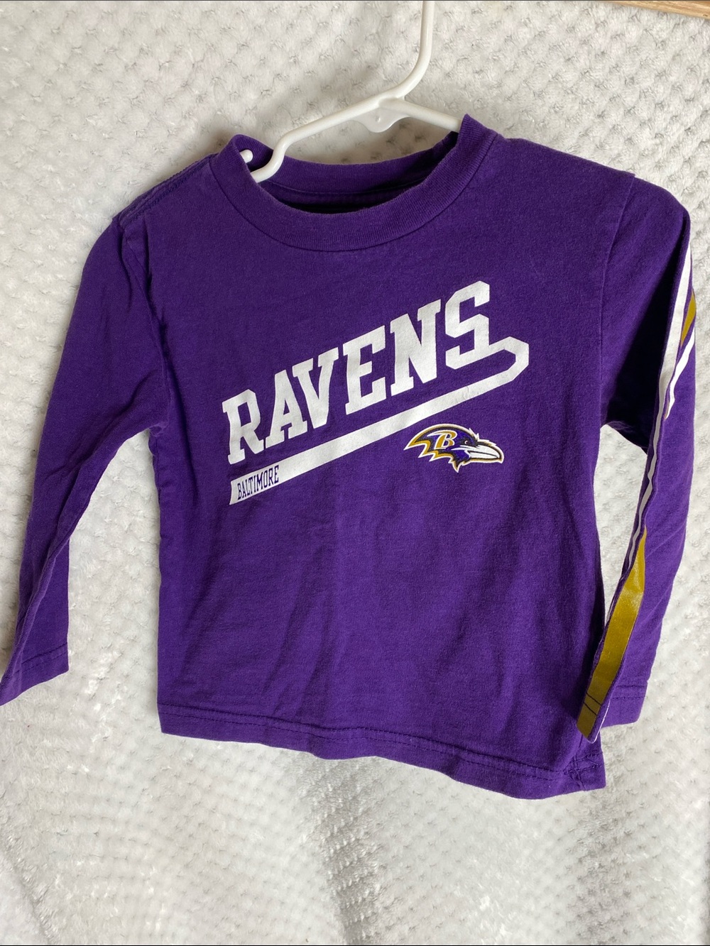 NFL Baltimore Ravens Football Team Long Sleeve Kids Tee